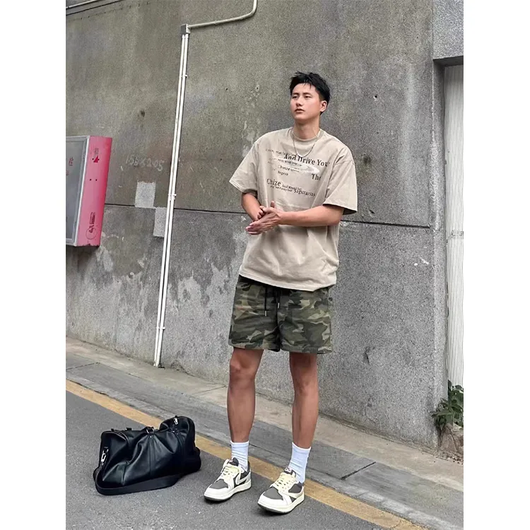 CORNILOT Denim Shorts Unisex Premium Camouflage-5