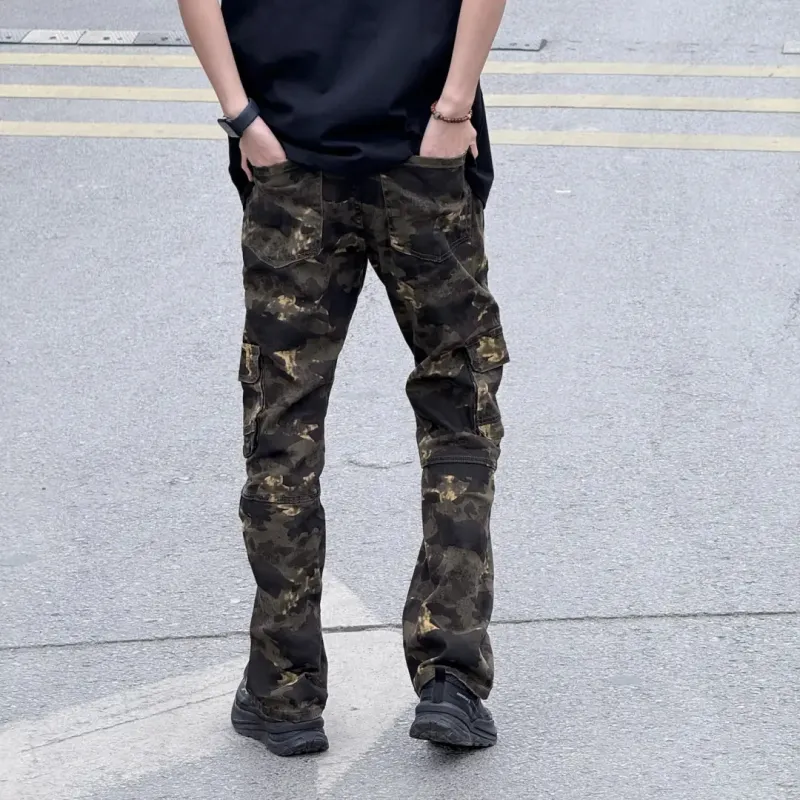 CORNILOT Cargo Pants Unisex Camouflage-4
