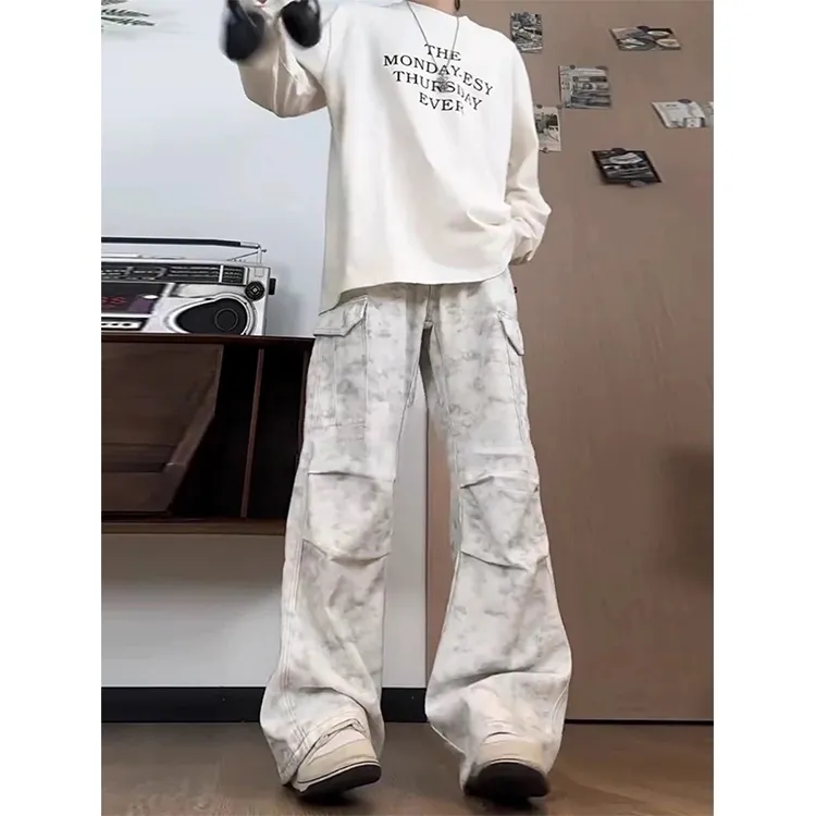 CORNILOT Jeans Unisex Dirty White-5