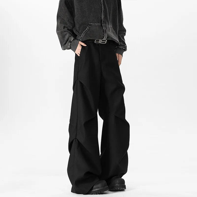 WELTER EXPERIMENT Casual Pants Unisex Black-5