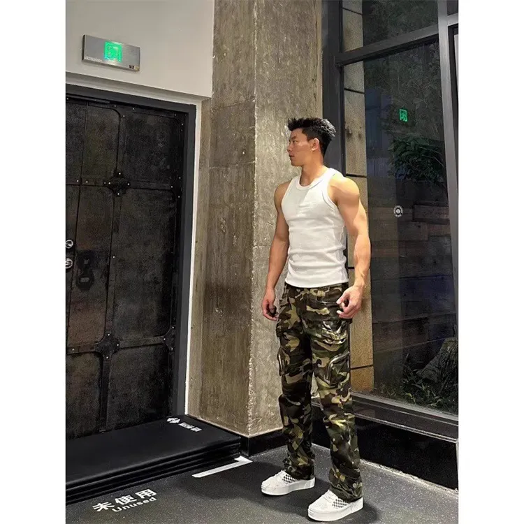 ROSECREED Fashion Minimalist Style Sleeveless Sports Shirt Unisex-13
