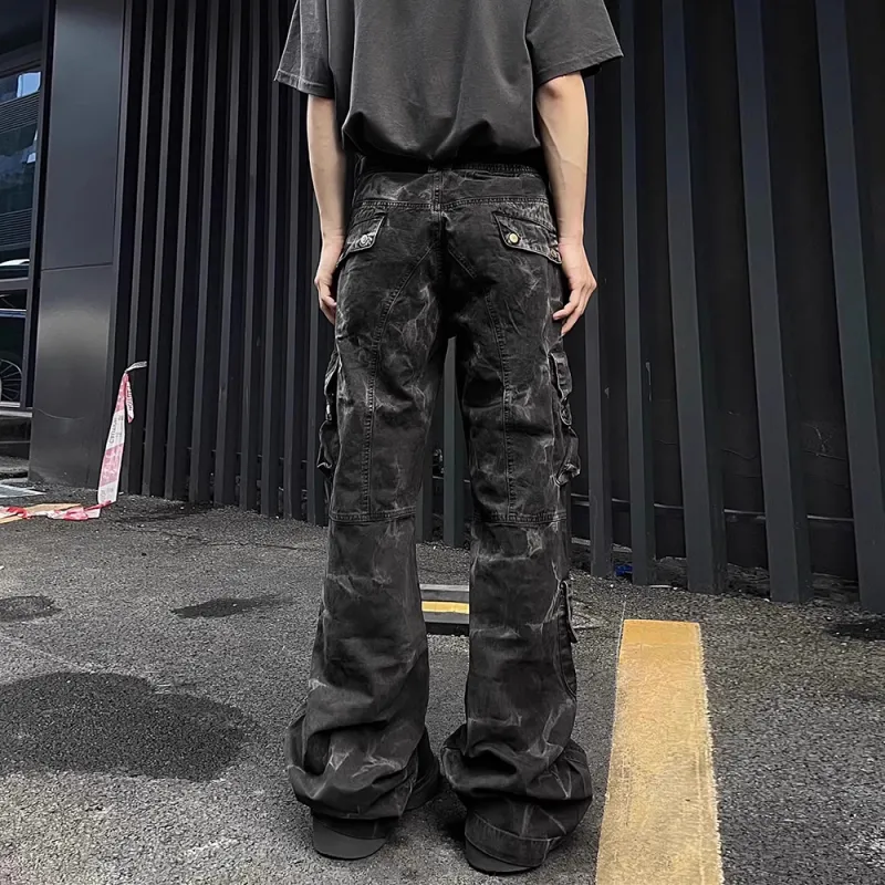 CORNILOT Cargo Pants Unisex Black-2