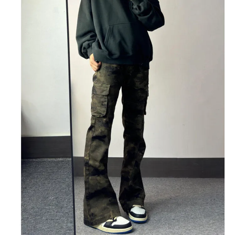 CORNILOT Cargo Pants Unisex Camouflage-2
