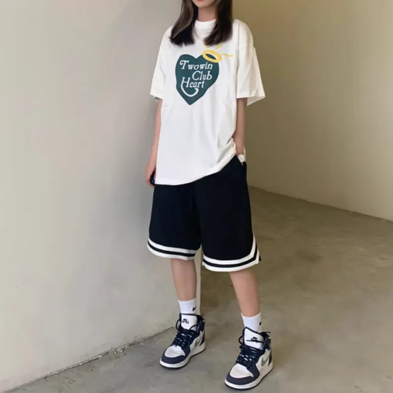 CORNILOT Casual Shorts Unisex Black-6