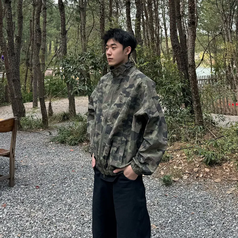 CORNILOT Jackets & Coats Unisex Green Camouflage-2