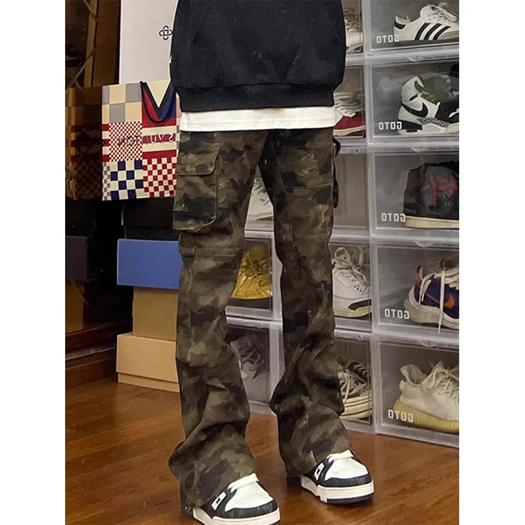 CORNILOT Cargo Pants Unisex Camouflage-2
