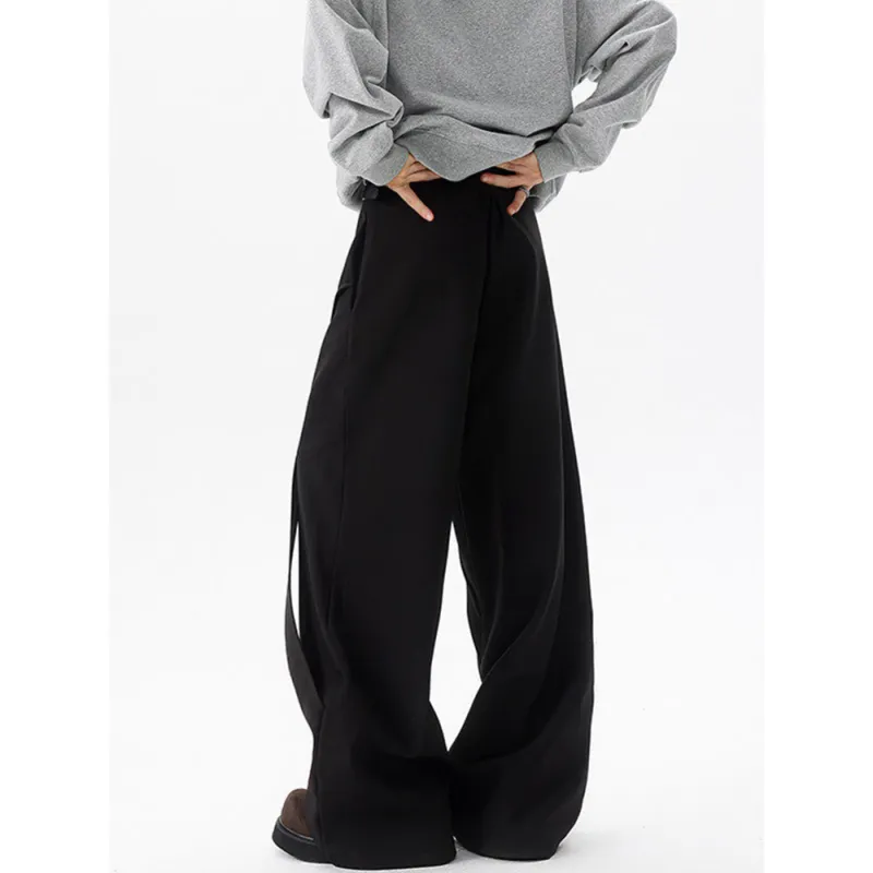 CORNILOT Casual Pants Unisex Black-1