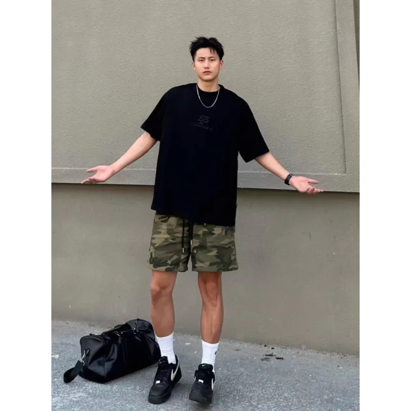 CORNILOT Denim Shorts Unisex Premium Camouflage-4
