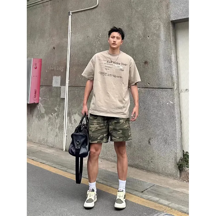 CORNILOT Denim Shorts Unisex Premium Camouflage-6