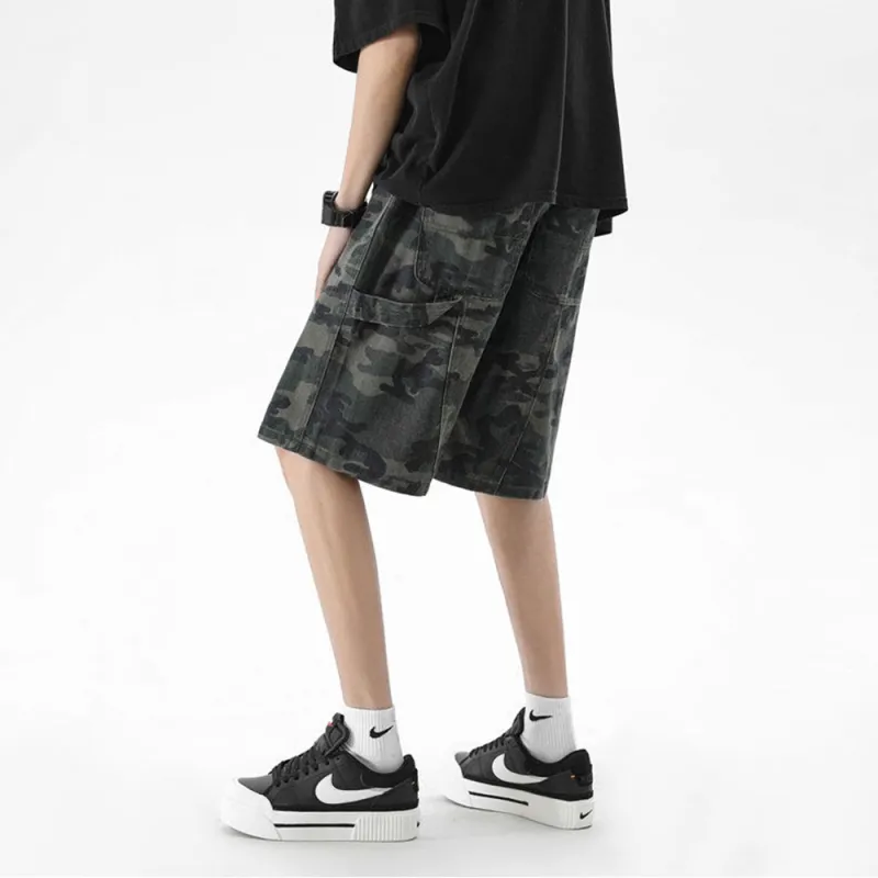 WELTER EXPERIMENT Cargo Shorts Unisex Camouflage-4