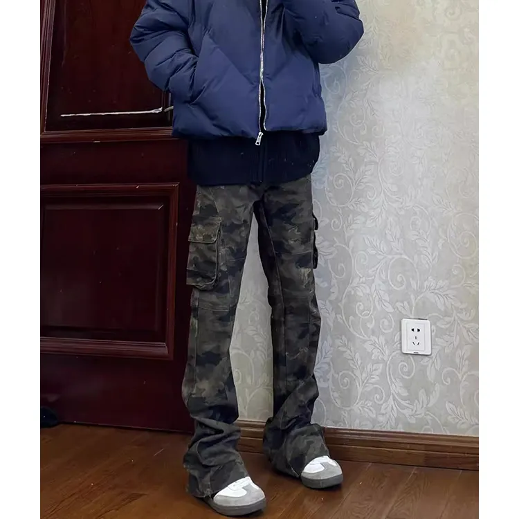 CORNILOT Cargo Pants Unisex Camouflage-2