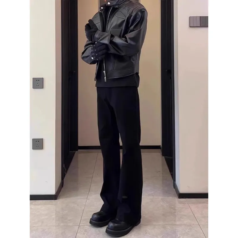 CORNILOT Casual Pants Unisex Black-2
