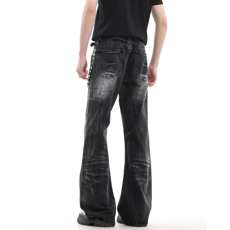 CORNILOT Jeans Unisex Black Gray Color-3