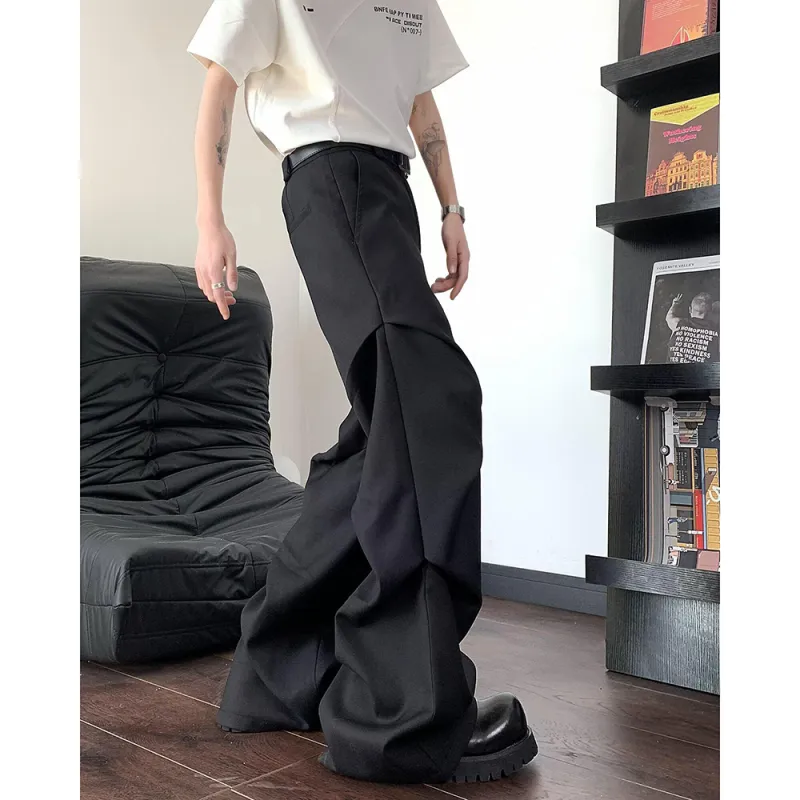 CORNILOT Casual Pants Unisex Black-3