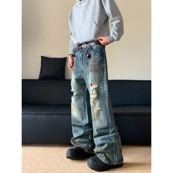 CORNILOT Jeans Unisex Vintage Blue