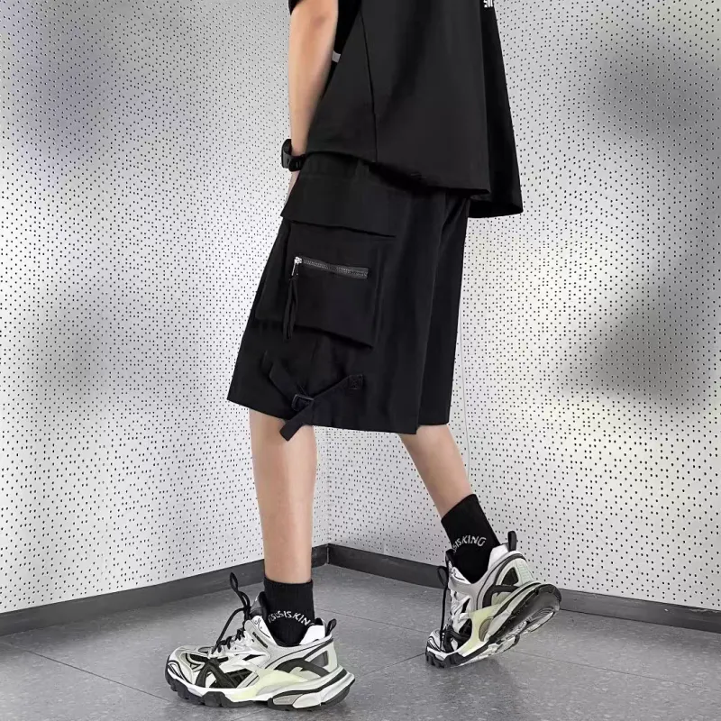 CORNILOT Casual Shorts Unisex Phantom Black-3