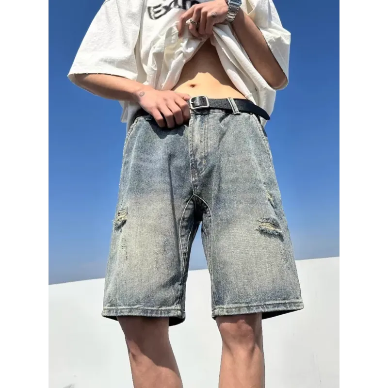 CORNILOT Denim Shorts Unisex Premium Blue-5