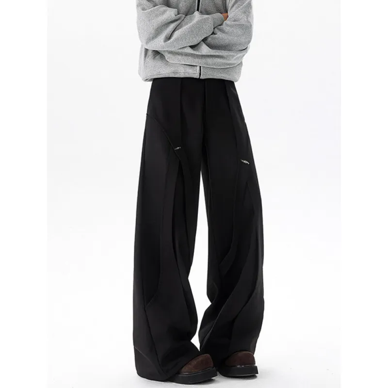CORNILOT Casual Pants Unisex Black-4