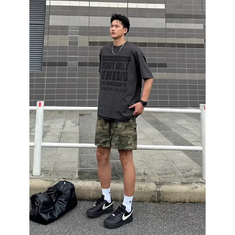 CORNILOT Denim Shorts Unisex Premium Camouflage-2