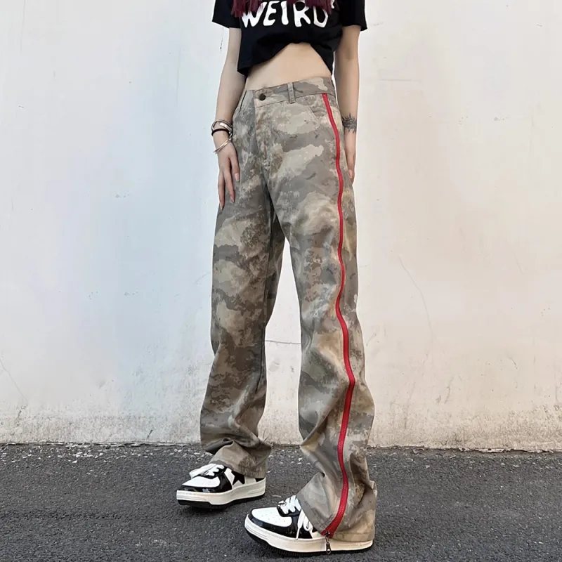 CORNILOT Casual Pants Unisex Camouflage-3