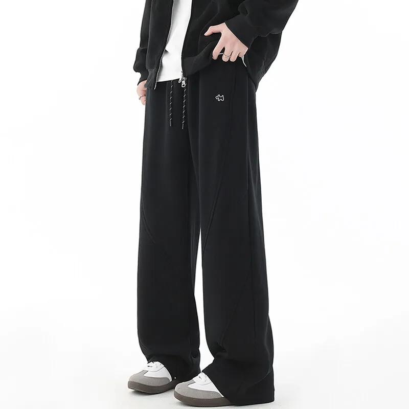 CORNILOT Casual Pants Unisex Black-2