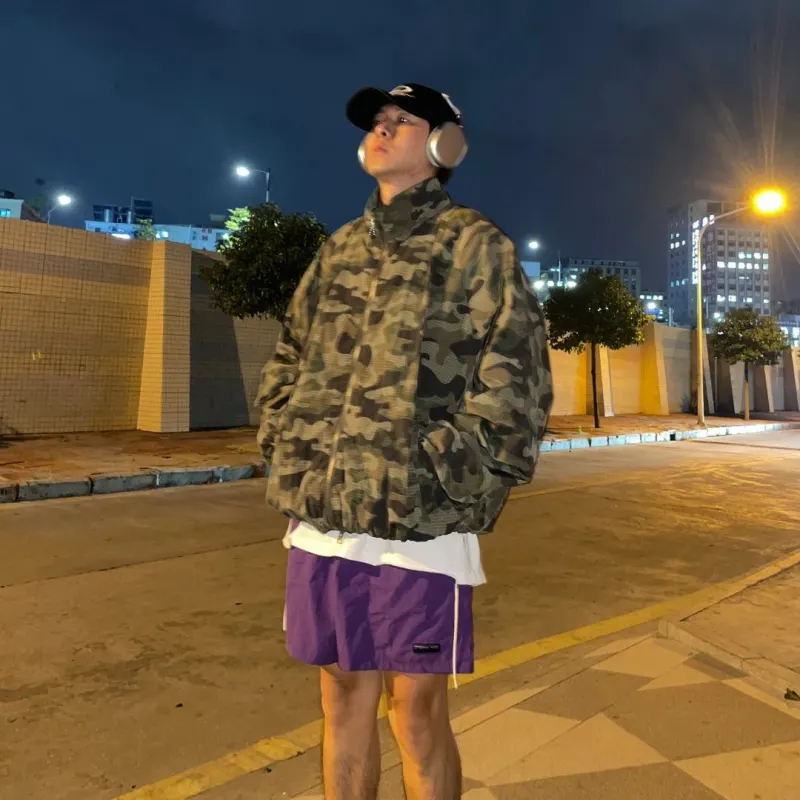 CORNILOT Jackets & Coats Unisex Green Camouflage-3