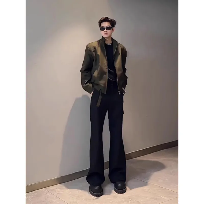 CORNILOT Casual Pants Unisex Black-4