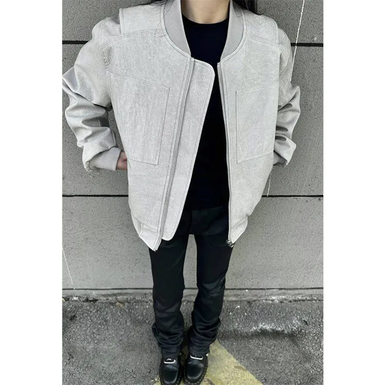 CORNILOT Jackets & Coats Unisex Light Gray-2
