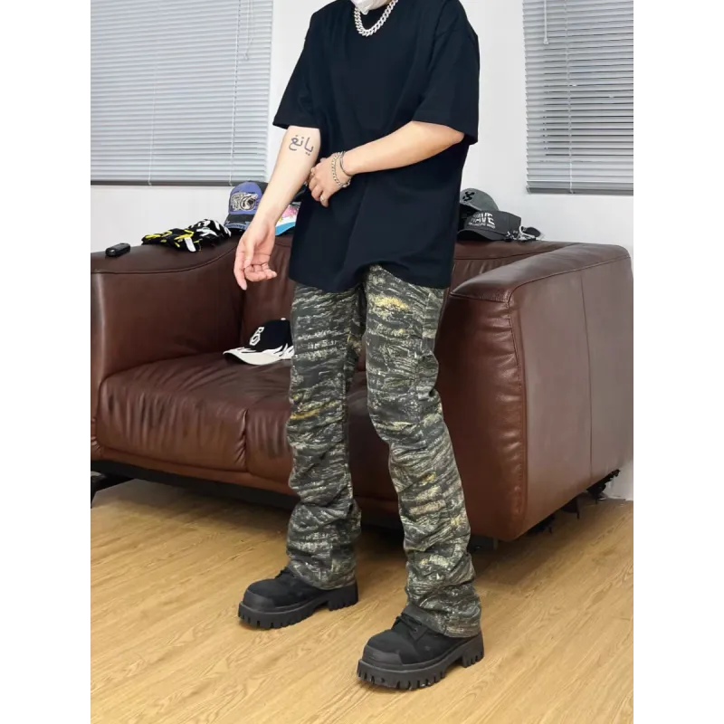 CORNILOT Jeans Unisex Deep Space Camouflage-6