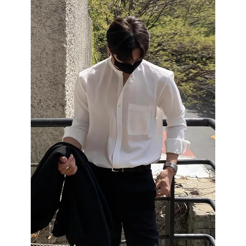 CORNILOT Shirts Unisex Ivory White-6