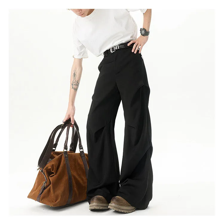 CORNILOT Casual Pants Unisex Black-3