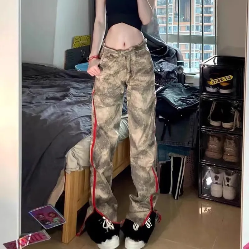 CORNILOT Casual Pants Unisex Camouflage-1