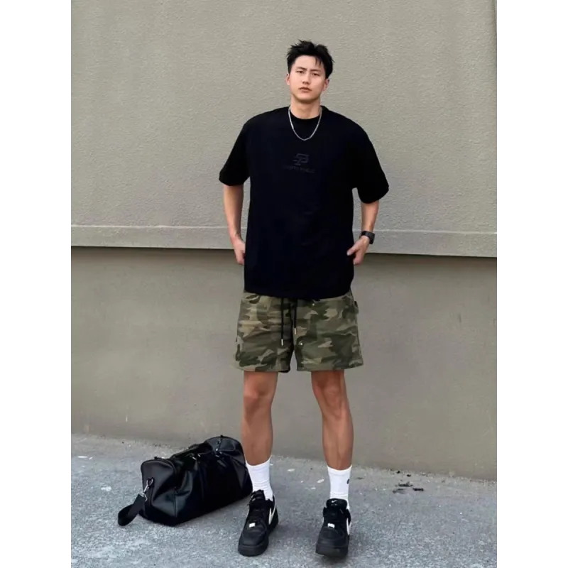 CORNILOT Denim Shorts Unisex Premium Camouflage-3