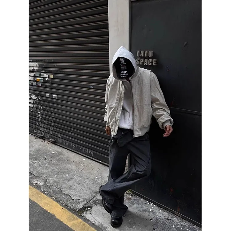 CORNILOT Jackets & Coats Unisex Light Gray-2