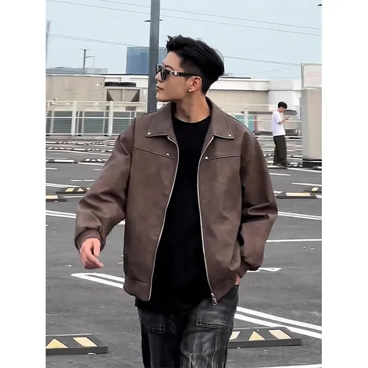 CORNILOT Jackets Unisex Brown-4