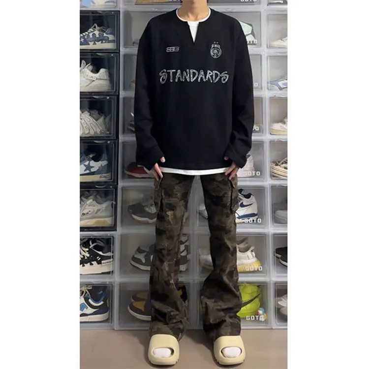 CORNILOT Cargo Pants Unisex Camouflage-3
