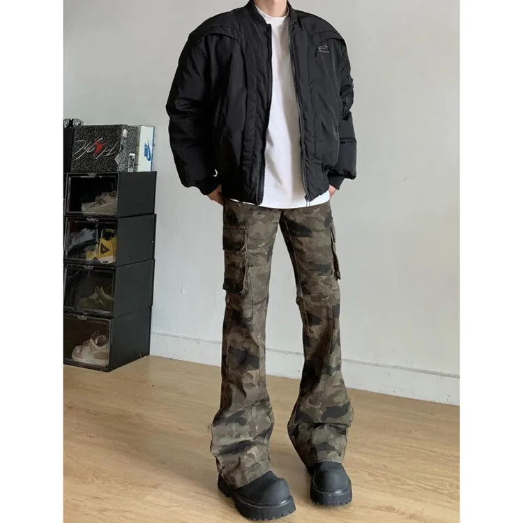 CORNILOT Cargo Pants Unisex Camouflage-3