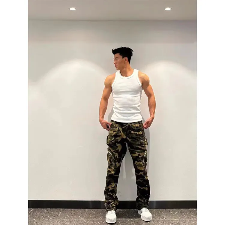 ROSECREED Fashion Minimalist Style Sleeveless Sports Shirt Unisex-14