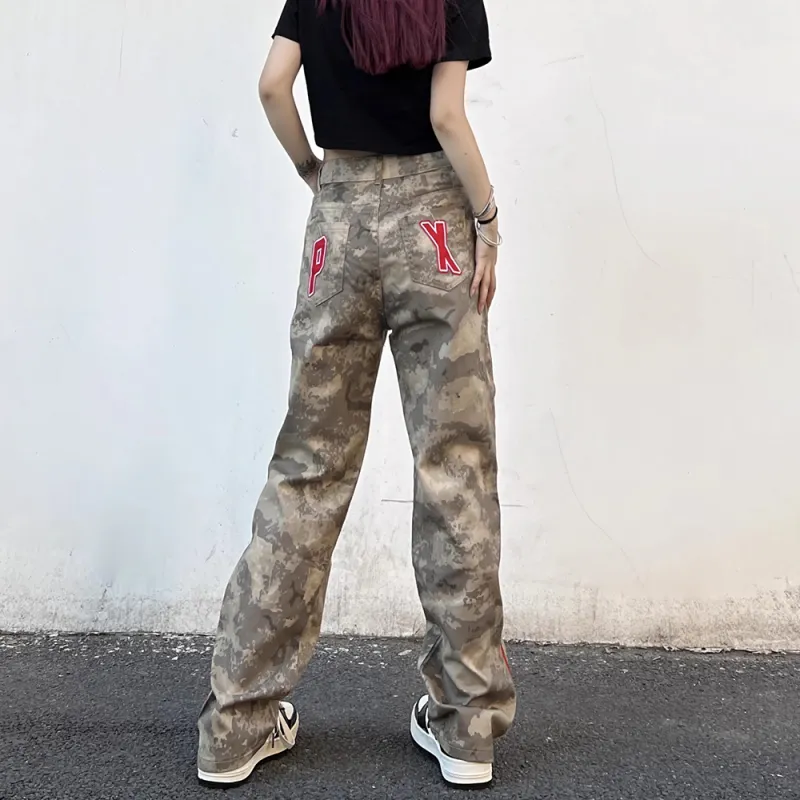 CORNILOT Casual Pants Unisex Camouflage-4