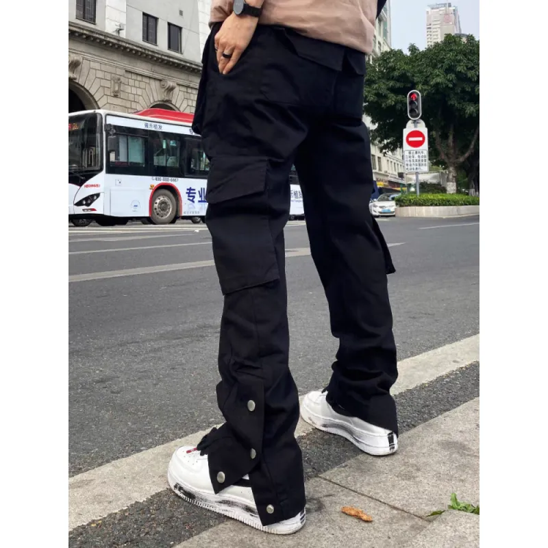 CORNILOT Casual Pants Unisex Black-4