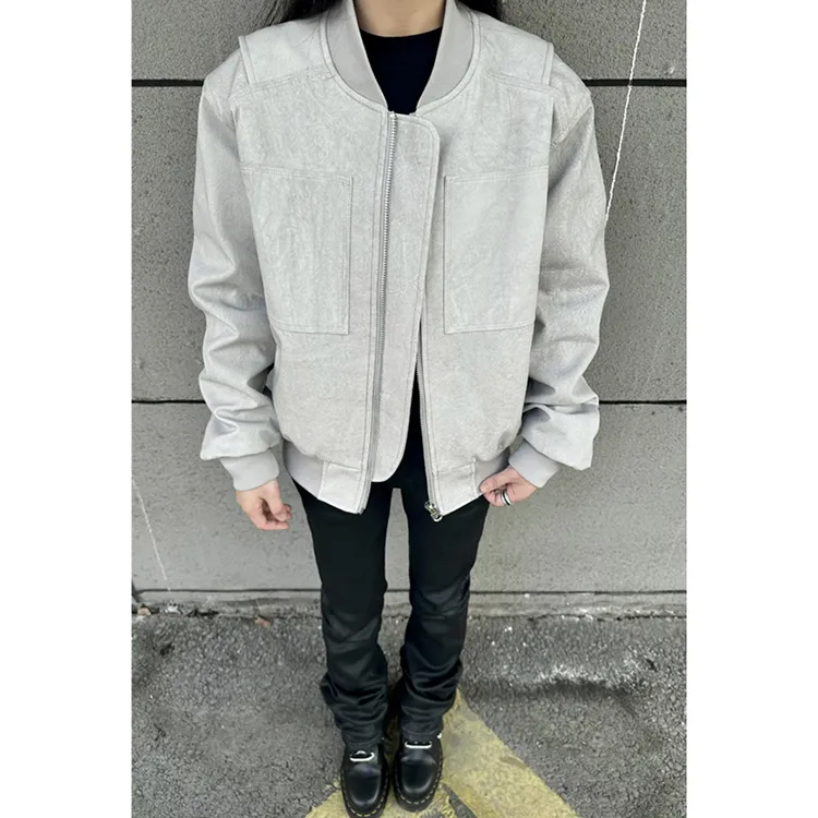 CORNILOT Jackets & Coats Unisex Light Gray-1