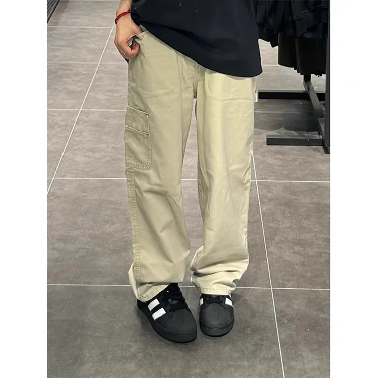 CORNILOT Casual Pants Unisex Mocha Khaki-4