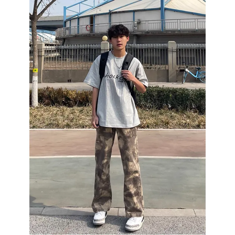 CORNILOT Cargo Pants Unisex Camouflage-4
