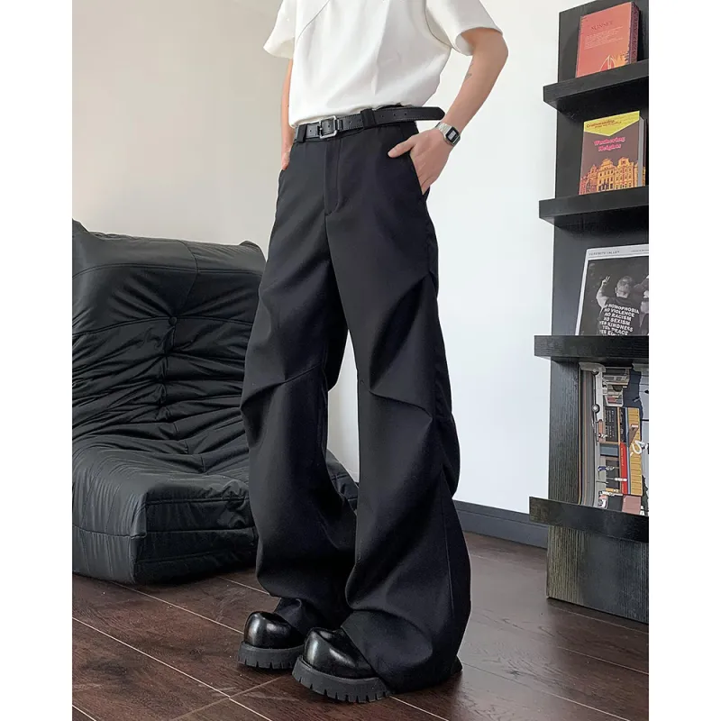 CORNILOT Casual Pants Unisex Black-1