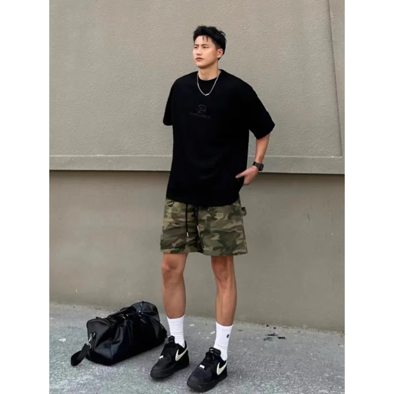 CORNILOT Denim Shorts Unisex Premium Camouflage-3