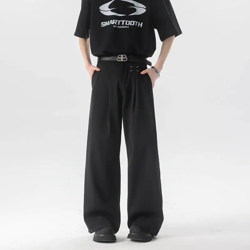 CORNILOT Casual Pants Unisex Black-2