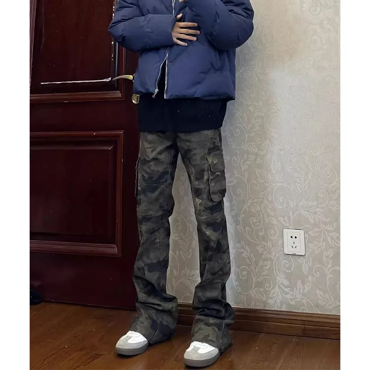 CORNILOT Cargo Pants Unisex Camouflage-1