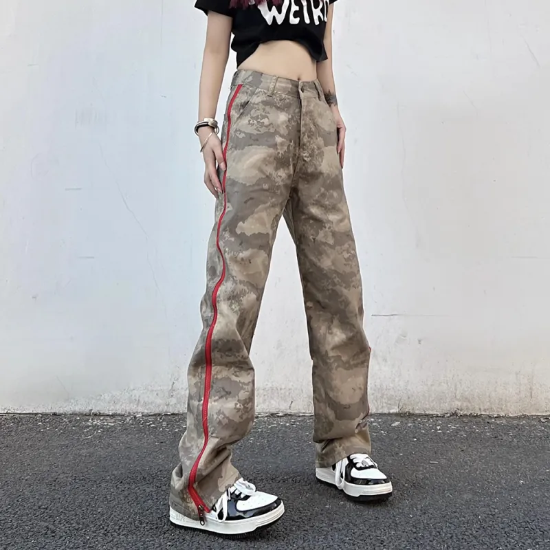 CORNILOT Casual Pants Unisex Camouflage-2