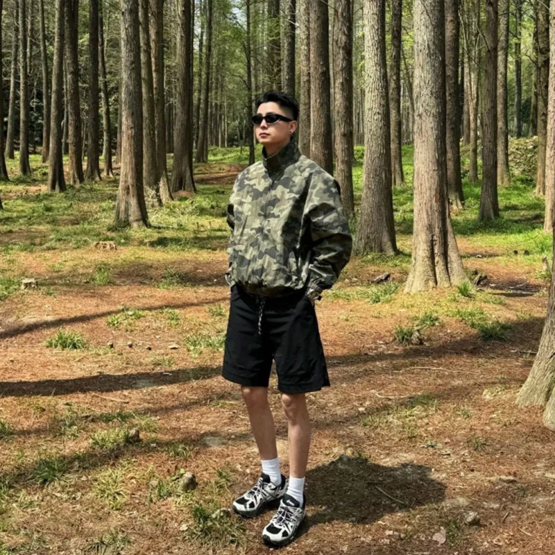 CORNILOT Jackets & Coats Unisex Green Camouflage-5