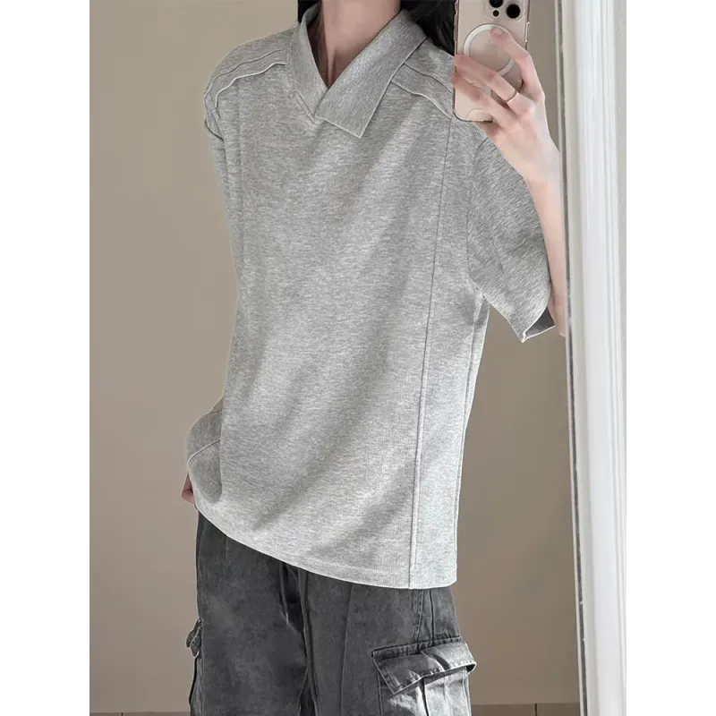 CORNILOT T Shirts Unisex Dark Gray-2